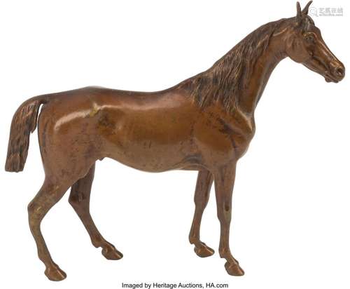 An Austrian Patinated Bronze Figure of a Horse M