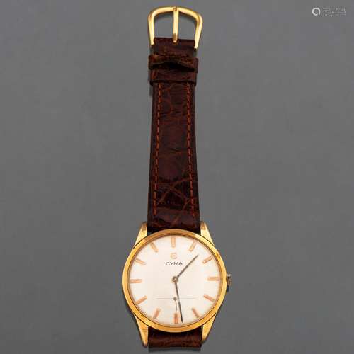 CYMA Reloj de pulsera de caballero en oro amarillo de 18kt