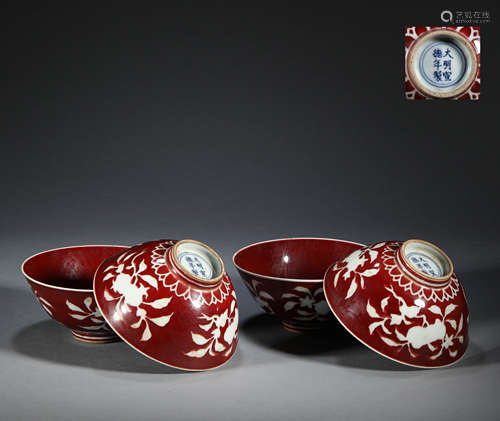 In the Ming Dynasty, there was a group of flower bowl