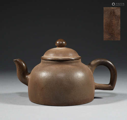 Purple clay pot in Qing Dynasty