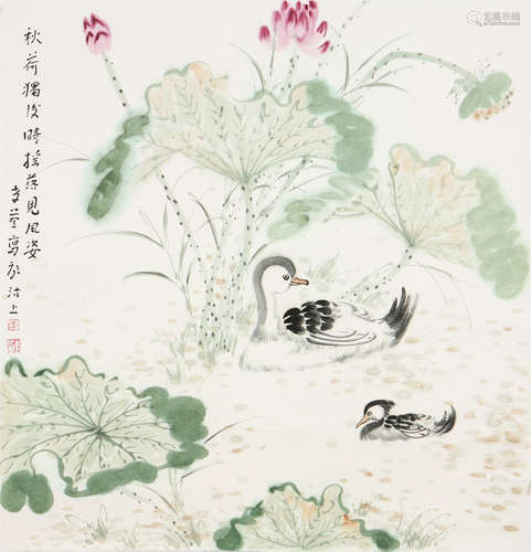 李孝萱 b.1959 秋荷独放