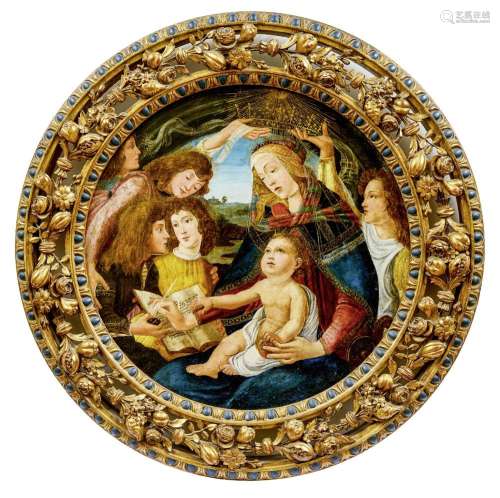 Botticelli, Sandro - Nachfolger: Tondo mit der Madonna del M...