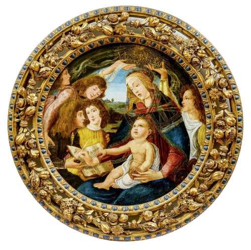 Botticelli, Sandro - Nachfolger: Tondo mit der Madonna del M...