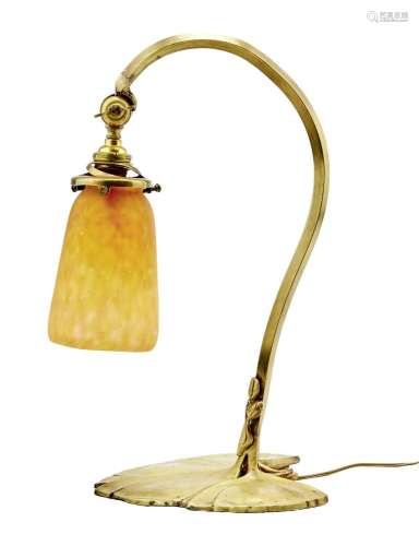 Tischlampe mit Daum-Schirm, Frankreich, ca. 1905-10