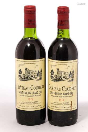 CHÂTEAU COUDERT. 2 bouteilles Saint Emilion grand Cru.