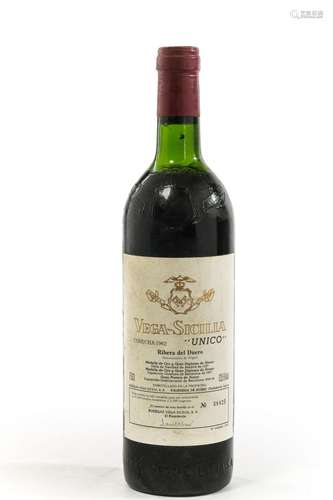 VEGA SICILIA UNICO. Ribeira del Duero.