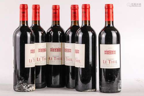 CHÂTEAU LE THIL. 6 bouteilles.