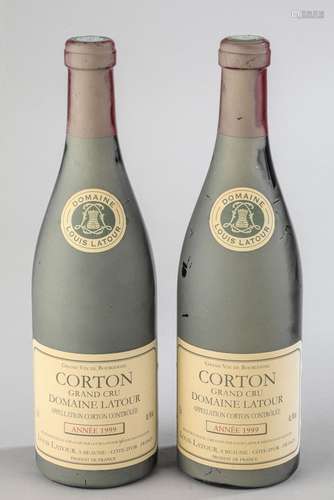 CORTON GRAND CRU DOMAINE LATOUR. 2 Bouteilles.