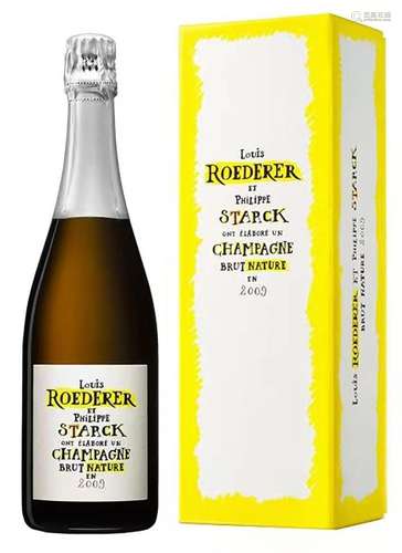 LOUIS ROEDERER CHAMPAGNE : BRUT NATURE PHILIPPE STARK. Editi...