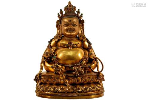 A Gilt Bronze Buddhist Figure