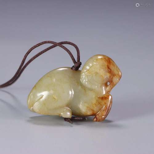 A Hetian Jade Ewe