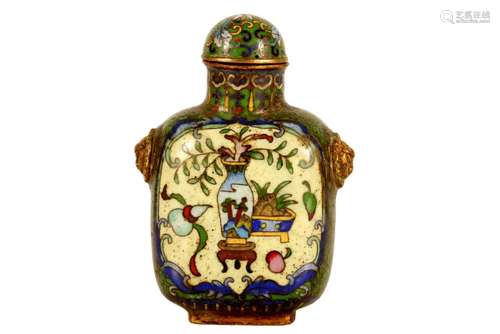 A Cloisonne Snuff Bottle