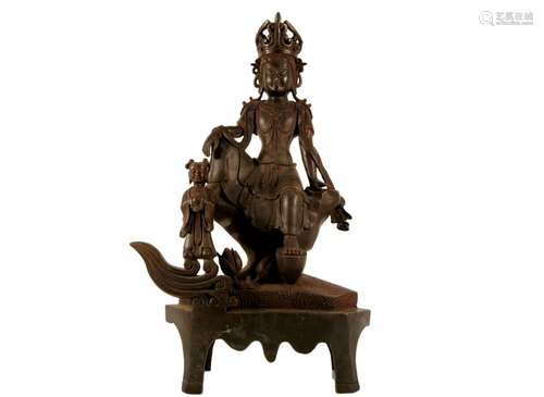 A Bronze Figure Of Avalokitesvara