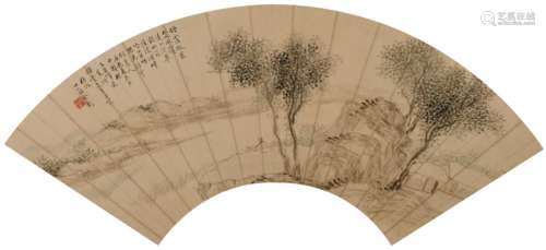 金心兰(1841-1909后) 烟霭微茫