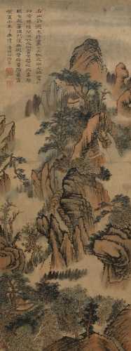 石涛(款)(1642-1708) 山水