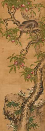 沈铨(1682-1760) 寿桃