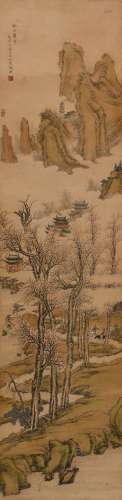钱杜(1764-1845) 秋山萧寺