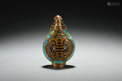 Cloisonne Snuff Bottle