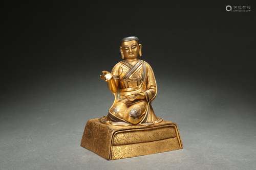 Gilt Bronze Statue of Buddha