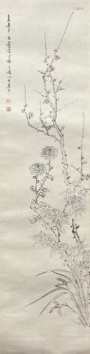 Plum Blossom,  Orchid, Bamboo, Chrysanthemum, Inner Mirror, ...