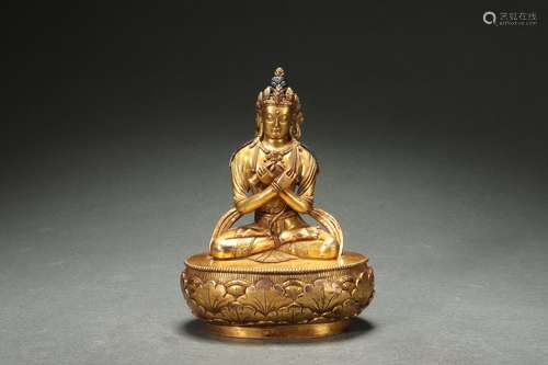 Gilt Bronze Statue of Buddha