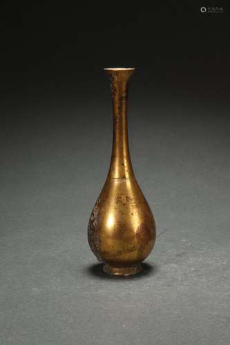 Gilt Bronze Flask