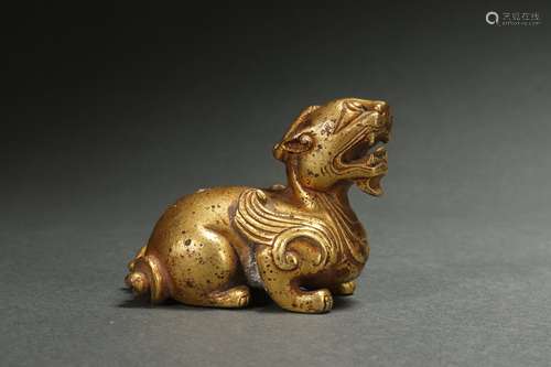 Gilt Bronze Animal