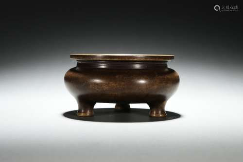 Li-shaped Censer, Xuande Reign Period, Ming Dynasty