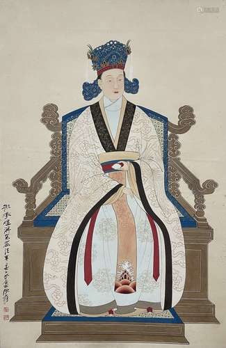 Figure, Hanging Scroll, Zhang Daqian