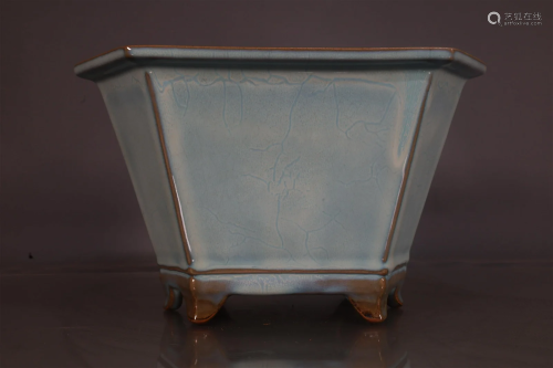 A Junyao Hexagonal Jardiniere