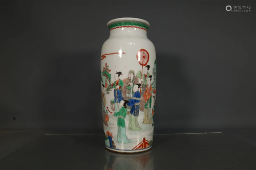 A Fabulous Five-Color Character Story Vase