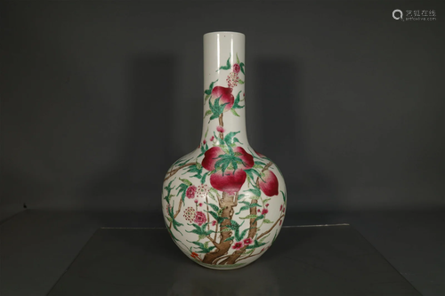 A Lovely Rose Flower& Fruit Vase