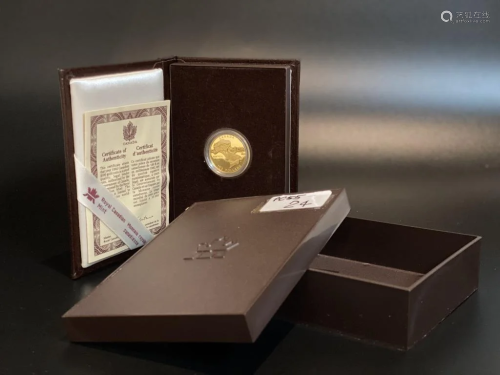 Canadian 1992 Olympic Gold Coin
