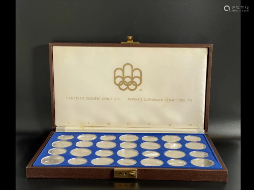 A Set of Canadian 1976 Olympic Silver Coins