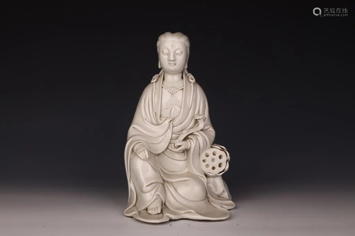 Dehua White Porcelain of Ruyi Samantabhadra Bodhisattva, 20t...