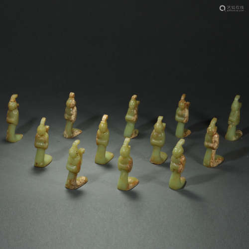 Han Dynasty, Hetian Jade Figurine