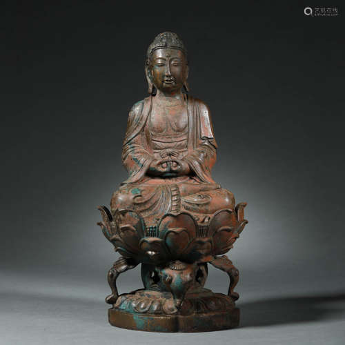 Copper Buddha Statue