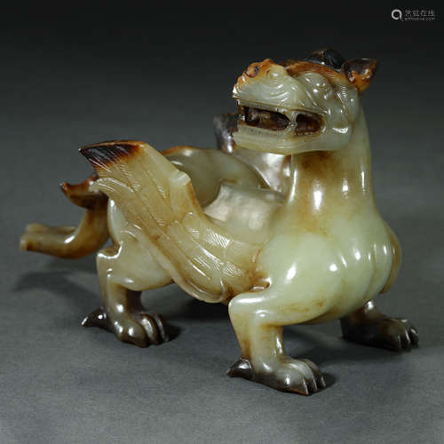 Han Dynasty,Hetian Jade Beast