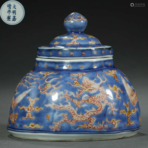 Ming Dynasty,Multicolored Jar