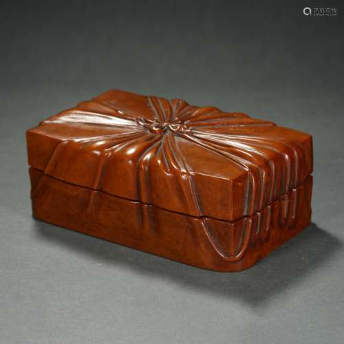 Qing Dynasty,Boxwood Case