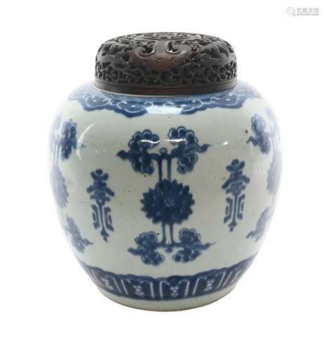 Important Chinese Export Porcelain Ginger Jar