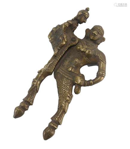 Antique India Sarota Bronze Figural Supari Betel Nut Cracker