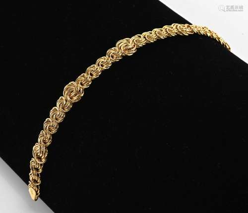 Vintage 14K Gold Italy Designer Bracelet