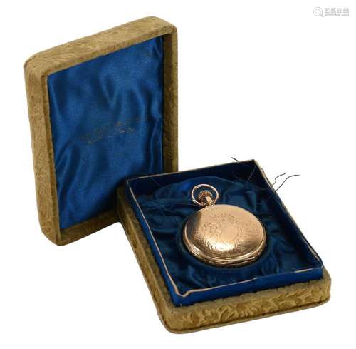 American Waltham 14K Gold Pocket Watch