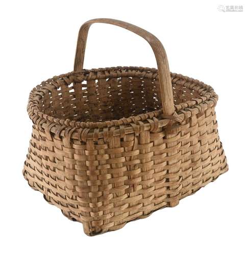 Early North Carolina Woven Farm Basket