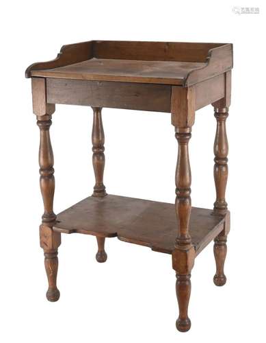 Early Virginia Country Sheraton Wash Table