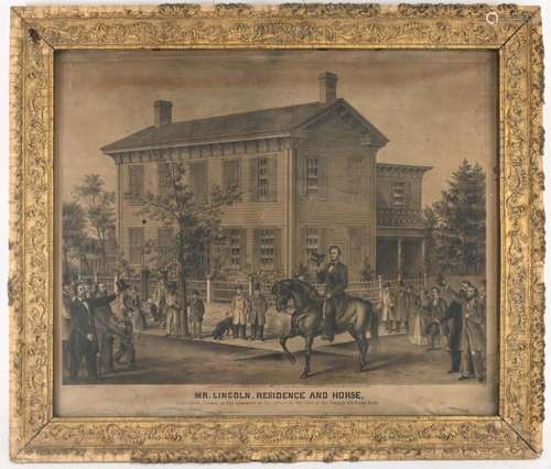 Important Mr. Lincoln Residence And Horse By Alfred Storey