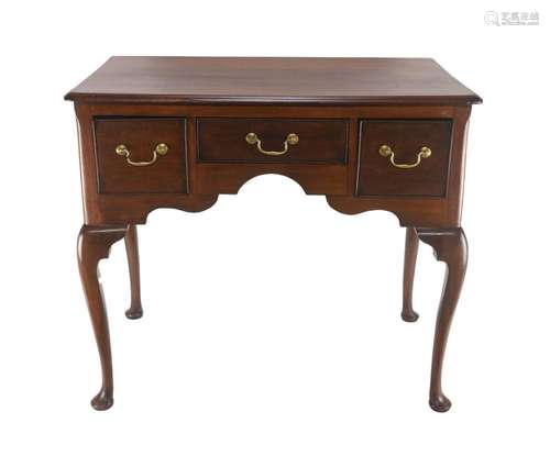 Antique Queen Anne Period Mahogany Lowboy