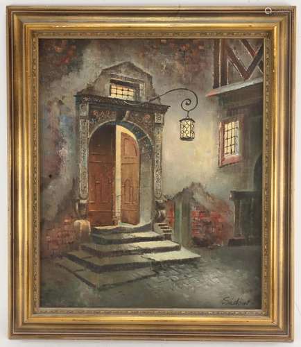 Sedout Germany Artist Entrance Oil Painting