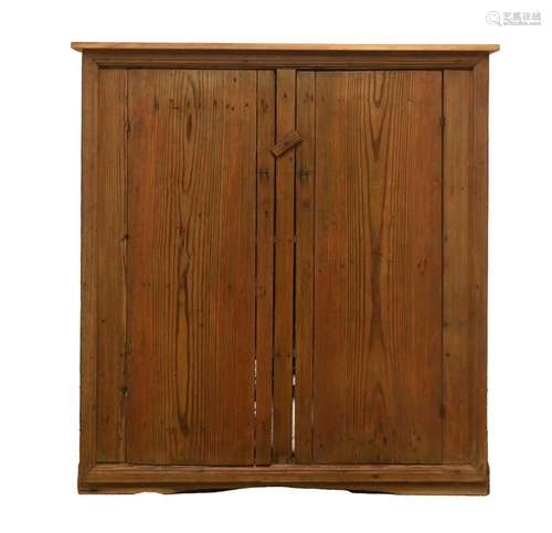 Early N.C. Pine Handmade Farm Cupboard